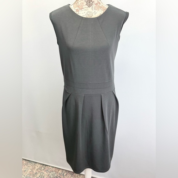 ACEVOG Gray Sleeveless Sheath Dress size XL - Picture 7 of 16